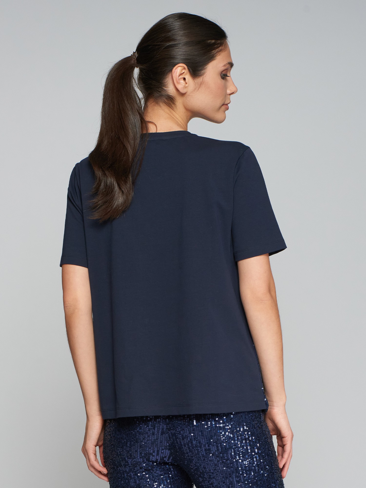 VILAGALLO SEQUIN TEE